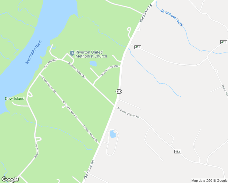 map of restaurants, bars, coffee shops, grocery stores, and more near 11360 Sharptown Road in Mardela Springs