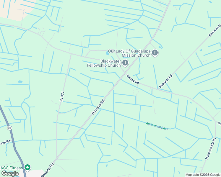 map of restaurants, bars, coffee shops, grocery stores, and more near 34602 Roxana Road in Frankford