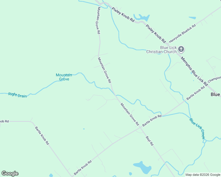 map of restaurants, bars, coffee shops, grocery stores, and more near 17608 Mountain Grove Road in Henryville