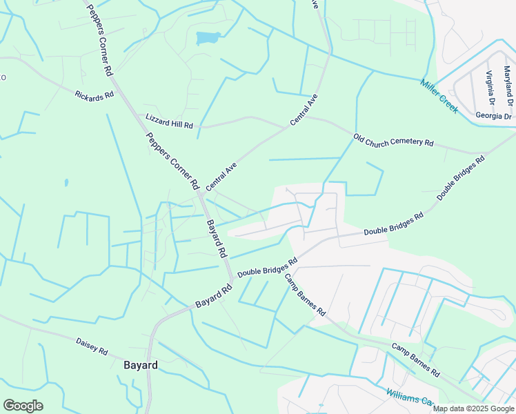map of restaurants, bars, coffee shops, grocery stores, and more near 30491 Blue Beech Lane in Frankford