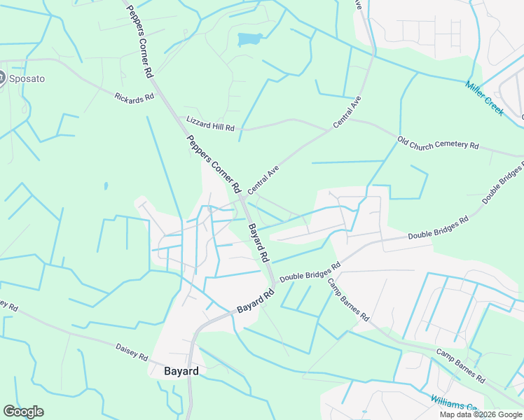 map of restaurants, bars, coffee shops, grocery stores, and more near 35000 Bayard Road in Frankford