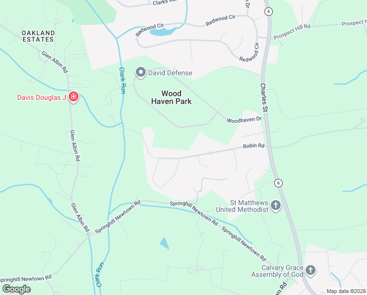 map of restaurants, bars, coffee shops, grocery stores, and more near 7449 Robin Rd in La Plata