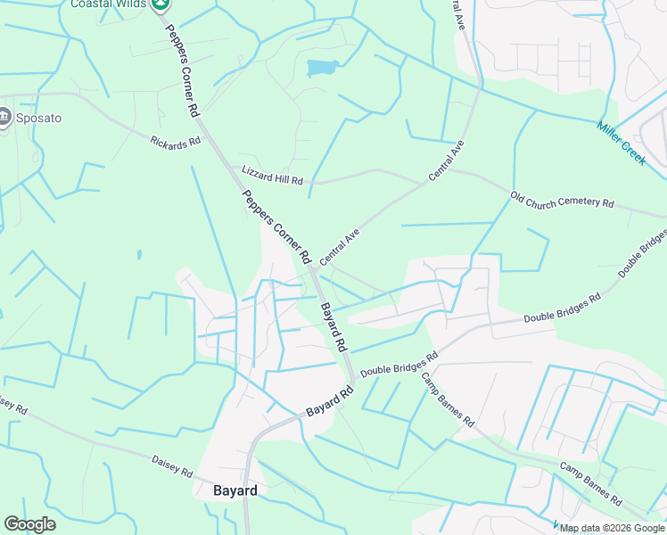 map of restaurants, bars, coffee shops, grocery stores, and more near 35000 Bayard Road in Frankford