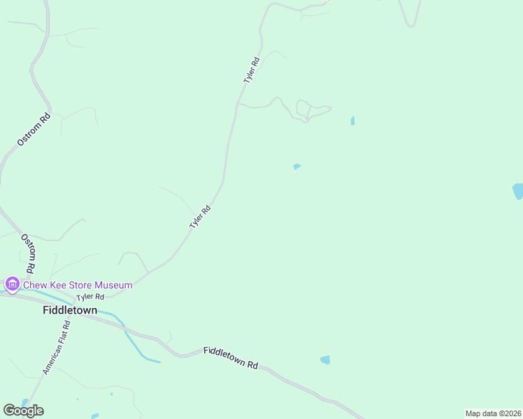 map of restaurants, bars, coffee shops, grocery stores, and more near 14880 Tyler Road in Fiddletown