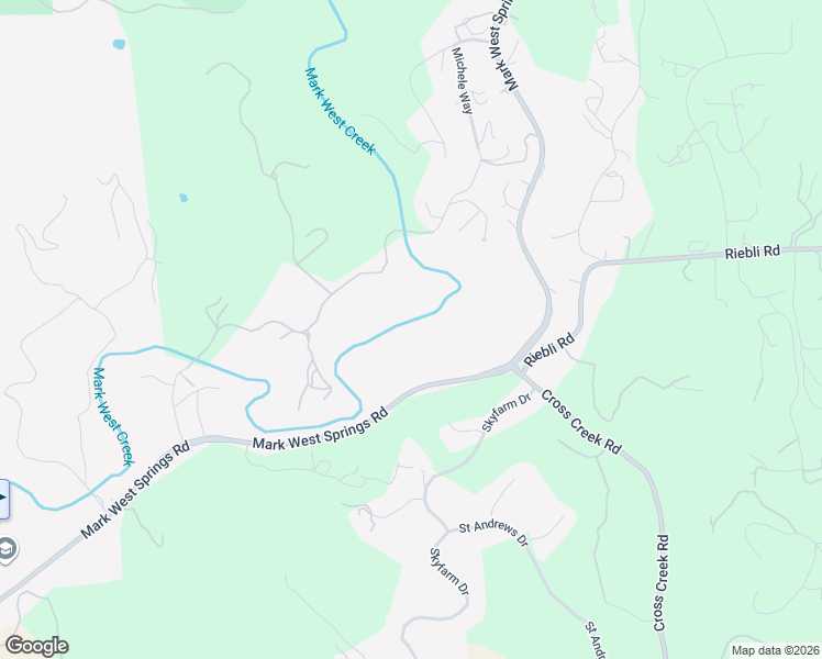 map of restaurants, bars, coffee shops, grocery stores, and more near 980 Quietwater Road in Santa Rosa