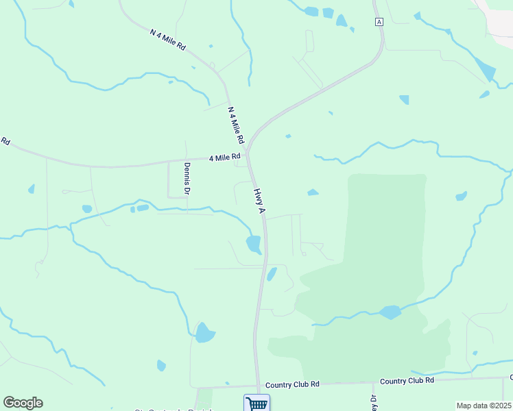 map of restaurants, bars, coffee shops, grocery stores, and more near 2853 Highway A in Washington
