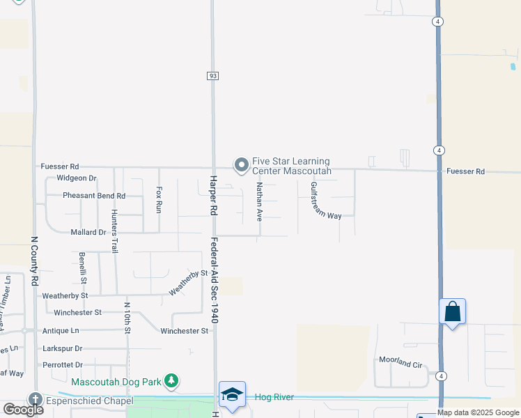 map of restaurants, bars, coffee shops, grocery stores, and more near 285 Kristina Court in Mascoutah