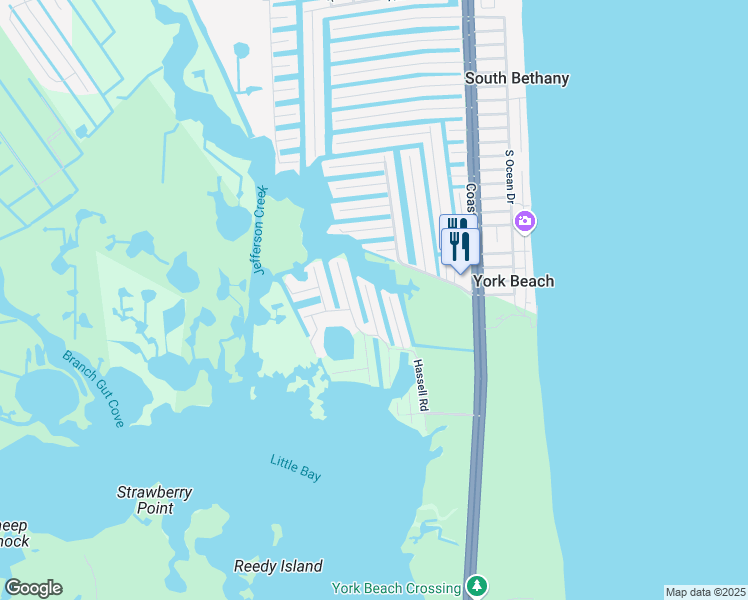 map of restaurants, bars, coffee shops, grocery stores, and more near 34979 Todd Drive in Bethany Beach