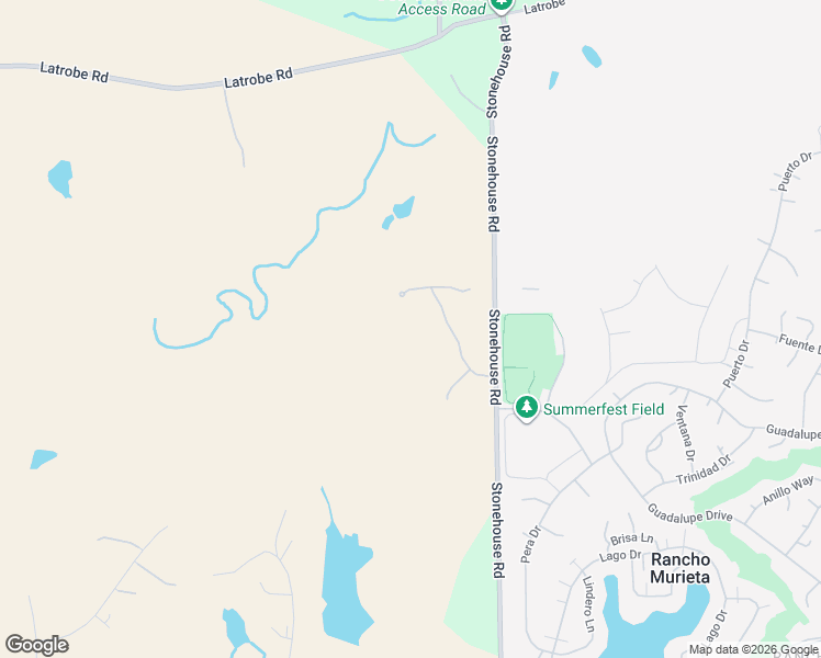 map of restaurants, bars, coffee shops, grocery stores, and more near 6307-7111 Stonehouse Road in Rancho Murieta