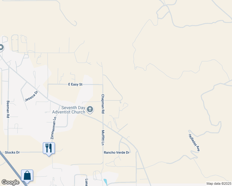 map of restaurants, bars, coffee shops, grocery stores, and more near 4170 Vista Antigua Road in Moab