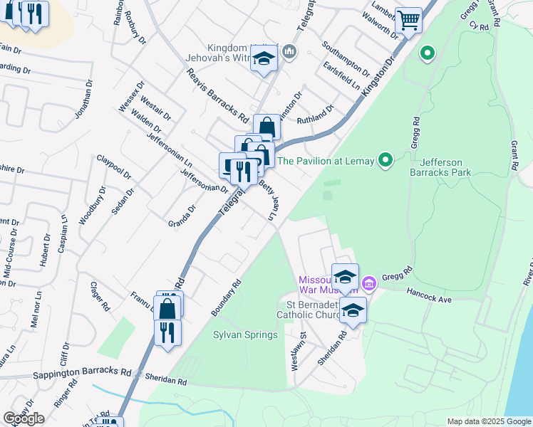 121 Jefferson Barracks Road, Lemay MO - Walk Score