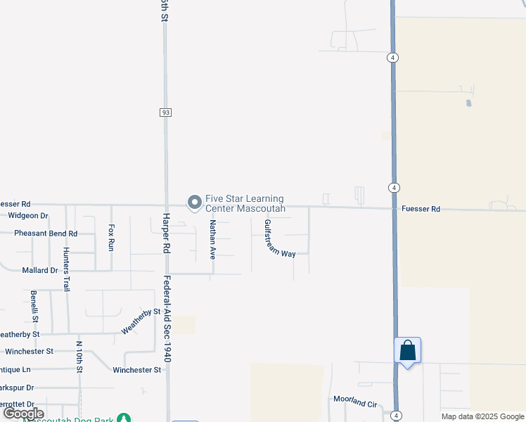 map of restaurants, bars, coffee shops, grocery stores, and more near 9905 Cessna Court in Mascoutah