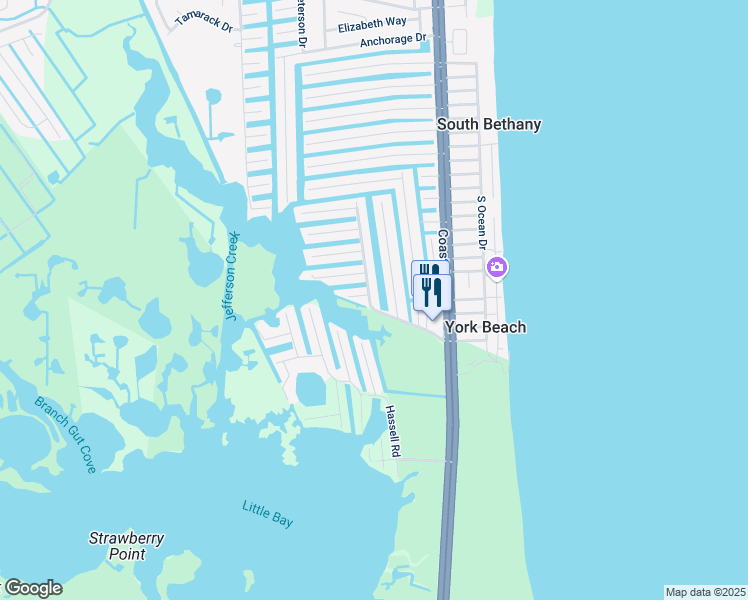 map of restaurants, bars, coffee shops, grocery stores, and more near 403 Plymouth Road in Bethany Beach
