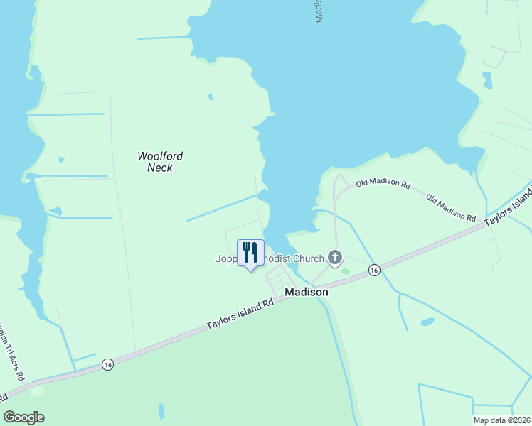 map of restaurants, bars, coffee shops, grocery stores, and more near 4825 Madison Canning House Road in Madison