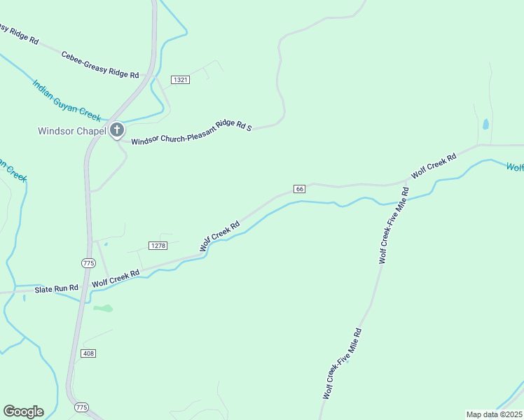 map of restaurants, bars, coffee shops, grocery stores, and more near 684 County Road 66 in Proctorville