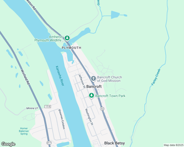 map of restaurants, bars, coffee shops, grocery stores, and more near in Bancroft