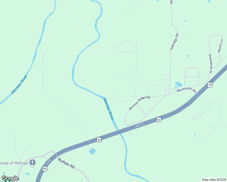 map of restaurants, bars, coffee shops, grocery stores, and more near 2614 Walther Avenue in Jefferson City