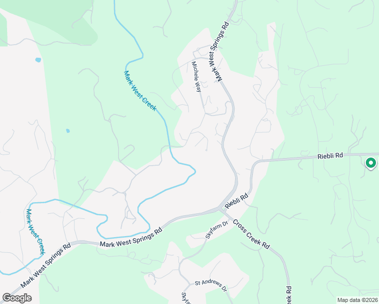 map of restaurants, bars, coffee shops, grocery stores, and more near 1236 Michele Way in Santa Rosa