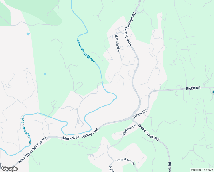 map of restaurants, bars, coffee shops, grocery stores, and more near 1010 Quietwater Road in Santa Rosa