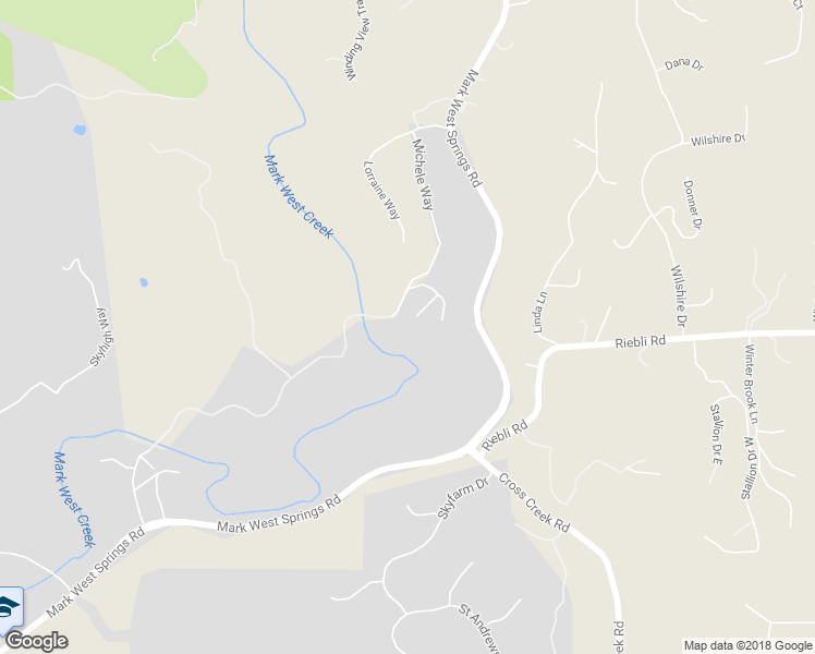 map of restaurants, bars, coffee shops, grocery stores, and more near 1236 Michele Way in Santa Rosa