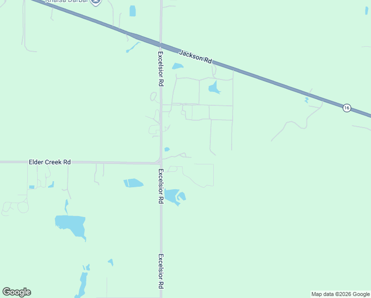 map of restaurants, bars, coffee shops, grocery stores, and more near 6323 Excelsior Road in Sacramento