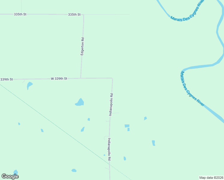 map of restaurants, bars, coffee shops, grocery stores, and more near 29875 W 339th St in Osawatomie