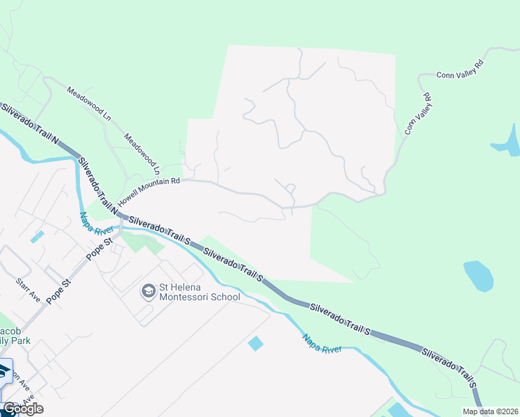 map of restaurants, bars, coffee shops, grocery stores, and more near 1830 Howell Mountain Road in St. Helena