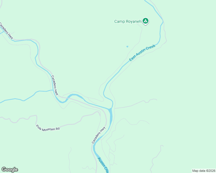 map of restaurants, bars, coffee shops, grocery stores, and more near 15819 East Austin Creek Road in Cazadero