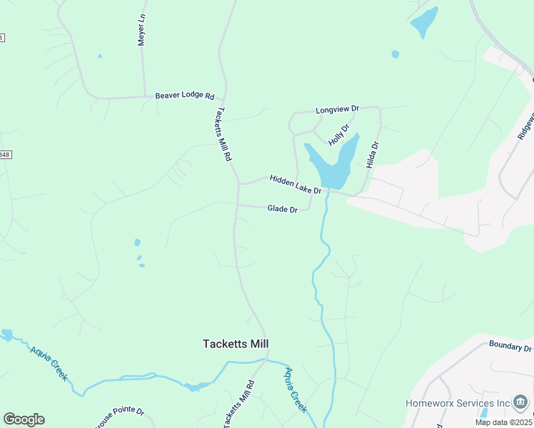 map of restaurants, bars, coffee shops, grocery stores, and more near 10 Glade Drive in Stafford
