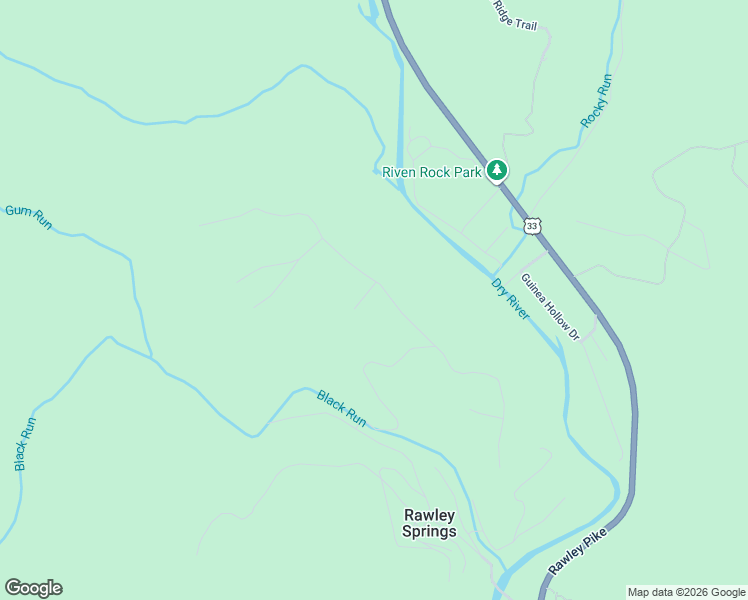 map of restaurants, bars, coffee shops, grocery stores, and more near Birds Nest Road in Hinton