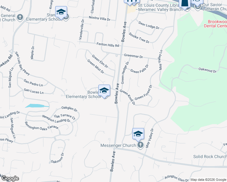 map of restaurants, bars, coffee shops, grocery stores, and more near 1300 Green Knoll Drive in Fenton