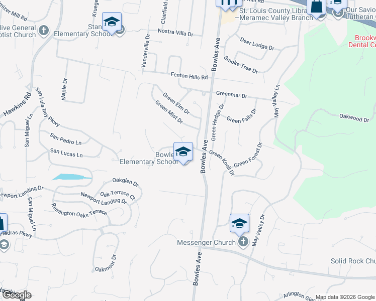 map of restaurants, bars, coffee shops, grocery stores, and more near 1300 Green Knoll Drive in Fenton
