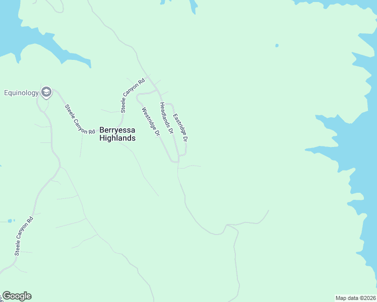 map of restaurants, bars, coffee shops, grocery stores, and more near 1072 Eastridge Drive in Napa