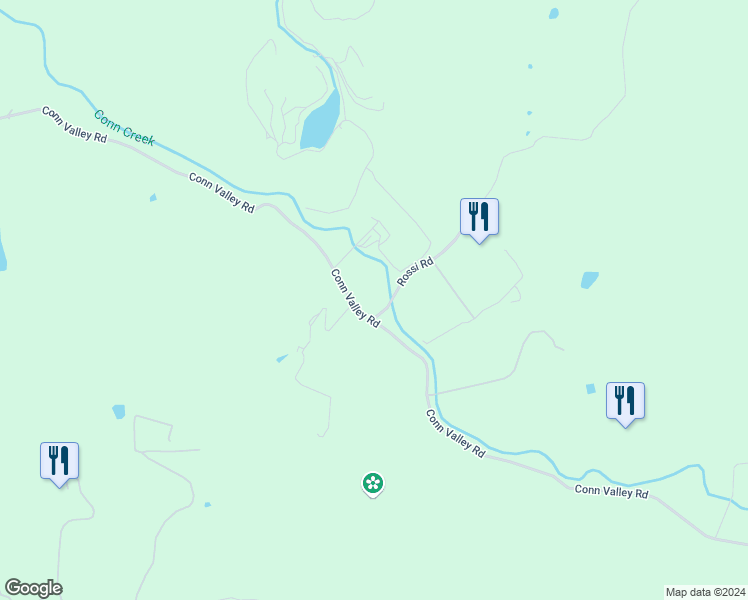 map of restaurants, bars, coffee shops, grocery stores, and more near 601 Rossi Rd in St Helena