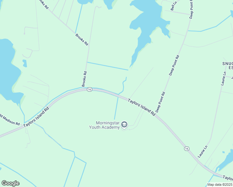 map of restaurants, bars, coffee shops, grocery stores, and more near 1424 Taylors Island Road in Woolford