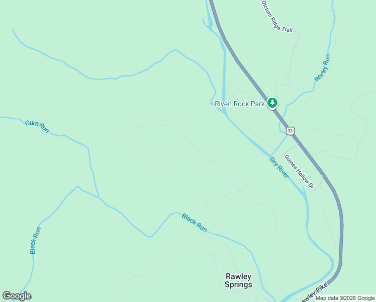 map of restaurants, bars, coffee shops, grocery stores, and more near Birds Nest Road in Hinton