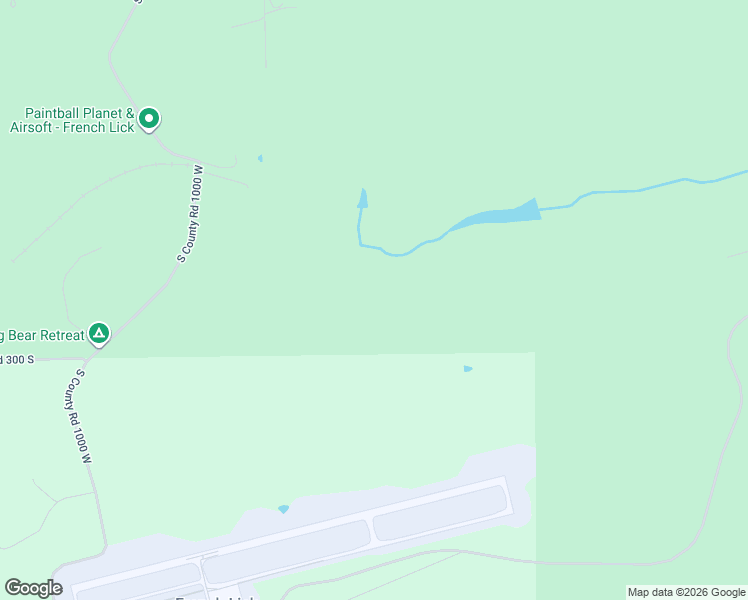 map of restaurants, bars, coffee shops, grocery stores, and more near 2620 South 1000 in French Lick