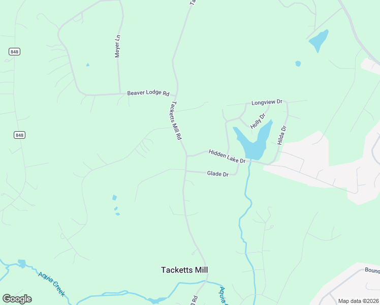 map of restaurants, bars, coffee shops, grocery stores, and more near 1 Hidden Lake Drive in Stafford