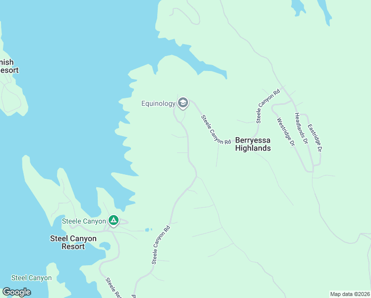 map of restaurants, bars, coffee shops, grocery stores, and more near 1344 Steele Canyon Road in Napa