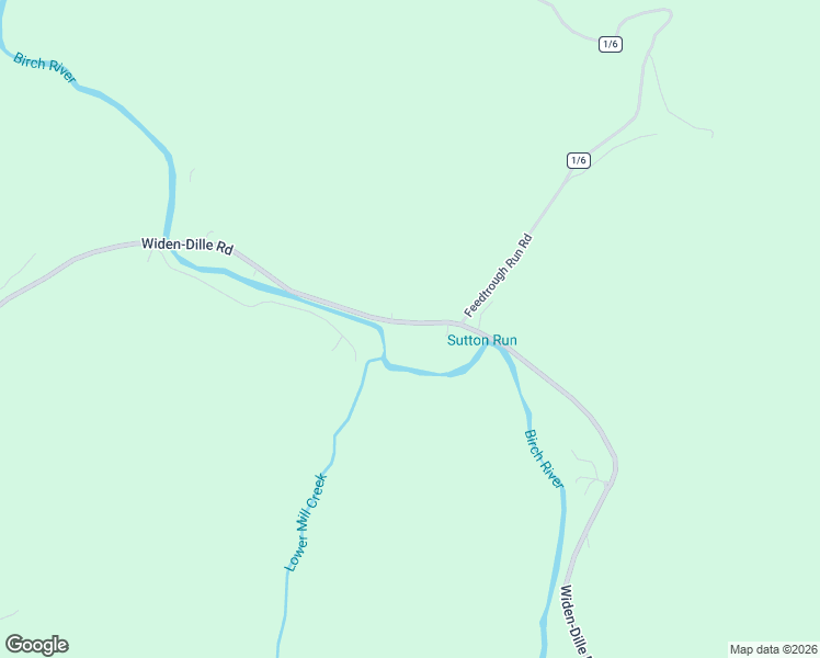 map of restaurants, bars, coffee shops, grocery stores, and more near 1689 Widen-Dille Road in Birch River