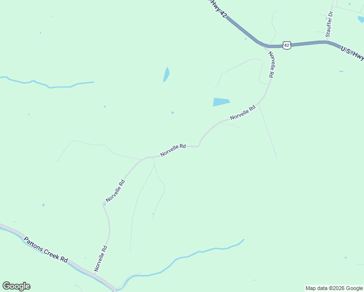 map of restaurants, bars, coffee shops, grocery stores, and more near Norvelle Rd in Pendleton