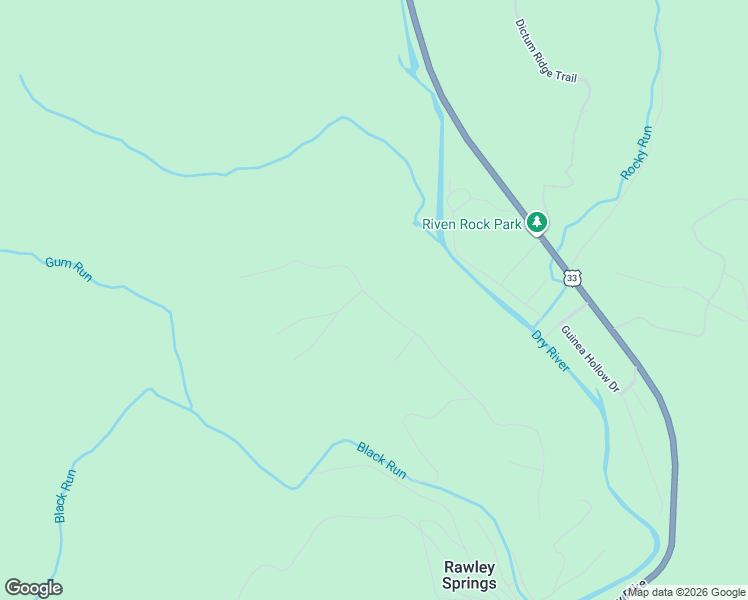 map of restaurants, bars, coffee shops, grocery stores, and more near Birds Nest Road in Hinton
