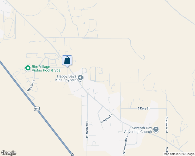 map of restaurants, bars, coffee shops, grocery stores, and more near 3752 Heather Street in Moab