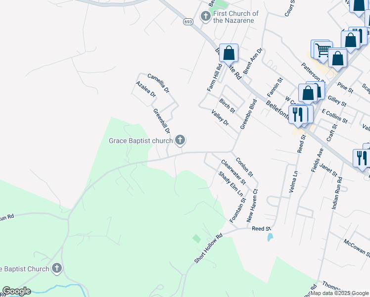 map of restaurants, bars, coffee shops, grocery stores, and more near 2910-2928 Greenbo Blvd in Flatwoods
