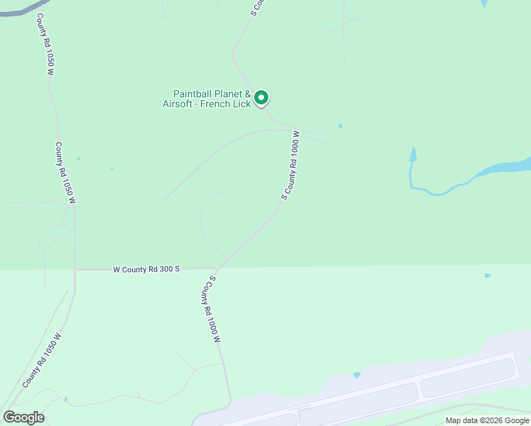 map of restaurants, bars, coffee shops, grocery stores, and more near 2599-2999 South Co Road 1000 West in French Lick