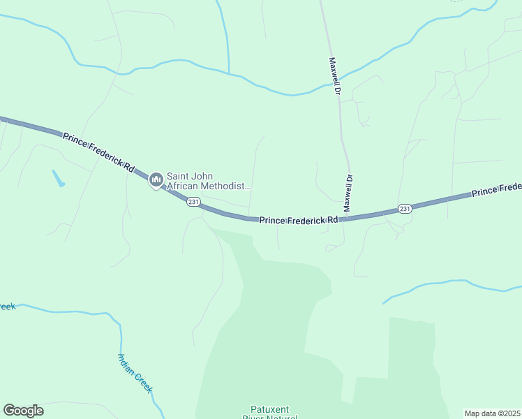 map of restaurants, bars, coffee shops, grocery stores, and more near 7036 Grace Landing Court in Hughesville