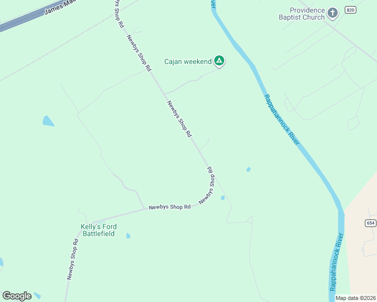 map of restaurants, bars, coffee shops, grocery stores, and more near 13388 Newbys Shop Road in Remington