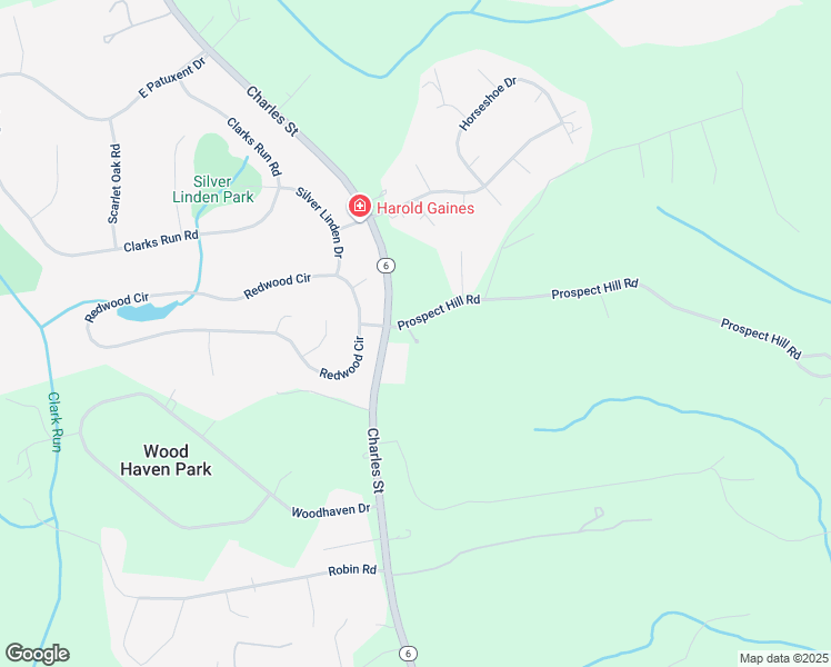 map of restaurants, bars, coffee shops, grocery stores, and more near 7180 Prospect Hill Rd in La Plata