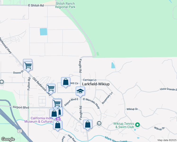 map of restaurants, bars, coffee shops, grocery stores, and more near 529 Firelight Drive in Santa Rosa