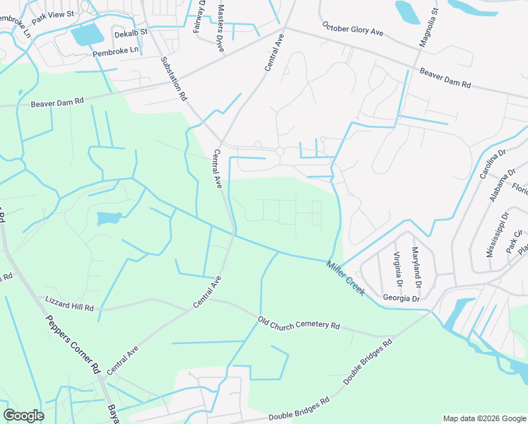 map of restaurants, bars, coffee shops, grocery stores, and more near 34365 Central Avenue in Frankford
